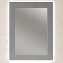 Opadiris Зеркало для ванной Луиджи 70 серое матовое – фотография-1